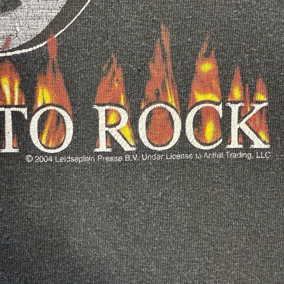 Vintage 2004 AC / DC FOR THOSE ABOUT TO ROCK WE SALUTE YOU T-Shirt Large - Picture 3 of 10